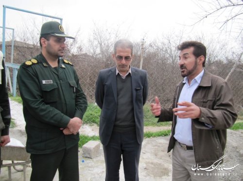 بازدید فرماندار کردکوی از طرحهای بسیج سازندگی شهرستان