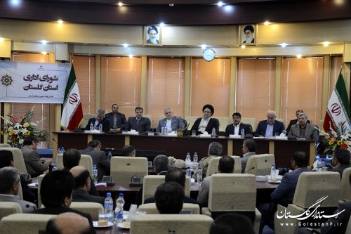 نهمین جلسه شورای اداری استان آغاز شد