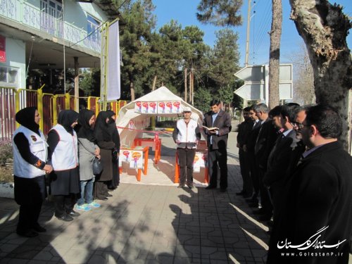 افتتاح نمایشگاه طرح کشوری کارزار رسانه ای مبارزه با مصرف شیشه در رامیان