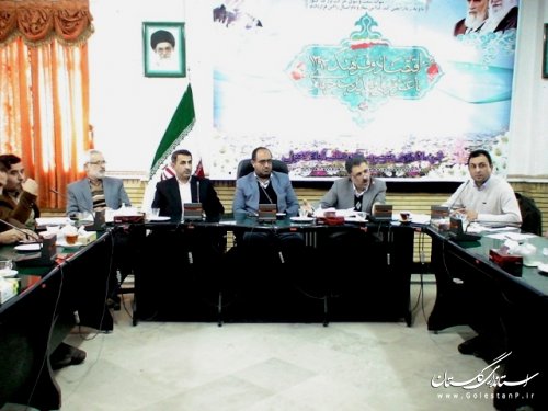 جلسه بررسی پروژه های عمرانی علی آباد کتول برگزار شد