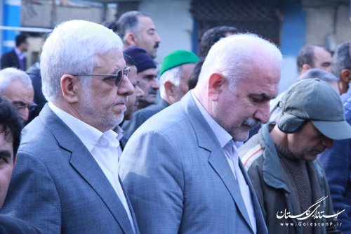 مراسم تشییع پیکر جانباز شیمیایی"حاج محمد ذبیحی "