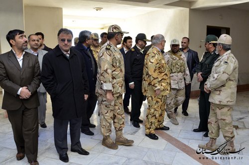 استاندار گلستان از پاسگاههای مرزی خشکی استان بازدید کرد