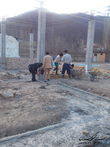 ساخت مدرسه 6 کلاسه در محمد آباد کتول توسط خیر مدرسه ساز 