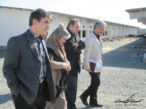 بازدید فرماندار ترکمن از پروژه های قابل افتتاح دهه فجر شهرستان