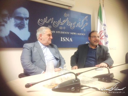 دیدار استاندار گلستان با رئیس خبرگزاری ایسنا در تهران