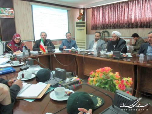 برگزاری جلسه شورای اداری شهرستان ترکمن با محوریت برنامه های دهه فجر