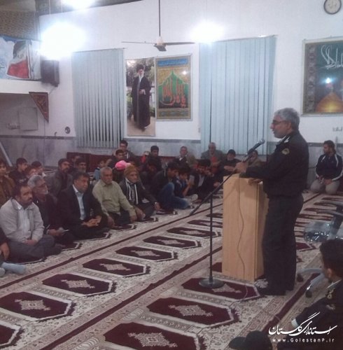 نشست شورای معتمد پلیس در روستای بازگیر برگزار شد
