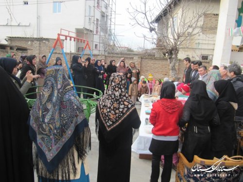جشن انقلاب در مهد های کودک شهرستان گمیشان برگزار شد