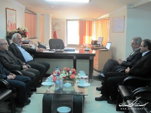 دیدار مدیرعامل شرکت گاز استان گلستان با فرماندار کردکوی