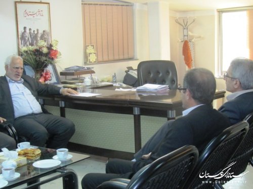 دیدار مدیرعامل شرکت گاز استان گلستان با فرماندار کردکوی