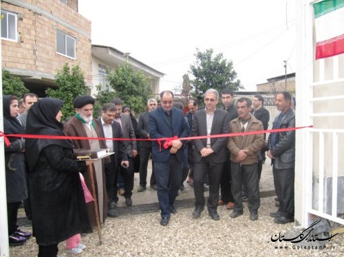 افتتاح خانه بهداشت دنگلان با حضور فرماندار کردکوی