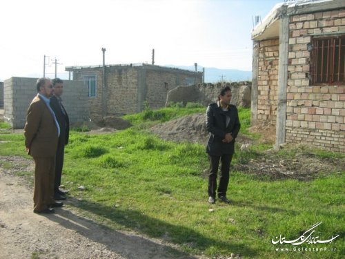 بخشدار مرکزی آزادشهر از روستای مزرعه بازدید کرد
