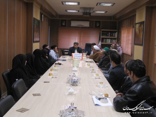 دیدار فرماندار رامیان با اعضای شورای هیأت مذهبی و کانون مداحان شهرستان