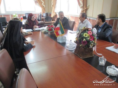 برگزاری جلسه گروه کاری آسیب های اجتماعی با حضور فرماندار ترکمن