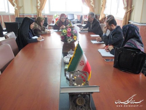 برگزاری جلسه گروه کاری آسیب های اجتماعی با حضور فرماندار ترکمن