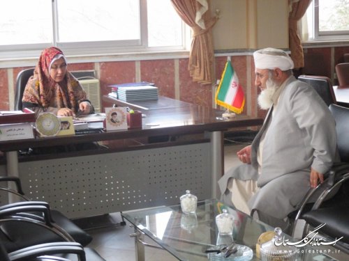 ملاقات عمومی فرماندار شهرستان ترکمن با مراجعه کنندگان 