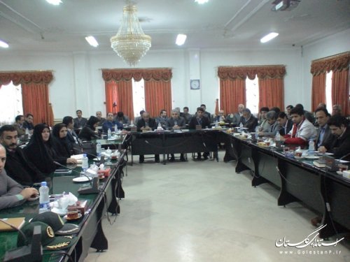 جلسه شورای اداری شهرستان علی آباد کتول برگزارشد