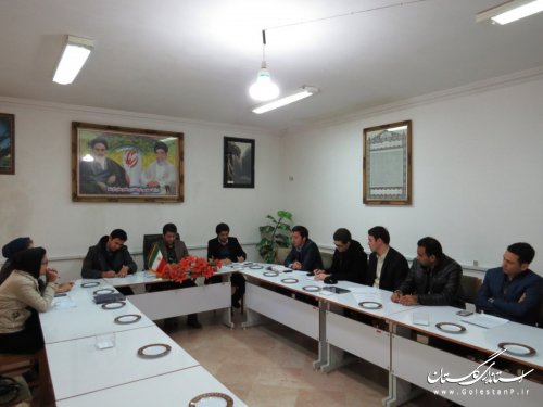سومین نشست شورای راهبردی جوانان شهرستان آق قلا برگزار شد