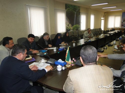 اولین جلسه فرماندار جدید شهرستان آزادشهر با پرسنل فرمانداری برگزار شد