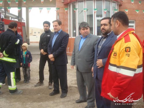 طرح تشکیل گروههای داوطلب آتش نشانی در شهرهای استان اجرا شد