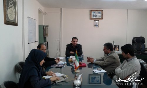 جلسه بودجه نویسی در بخش مرکزی علی آباد کتول برگزار شد