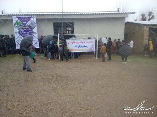 همایش پیاده روی خانوادگی در روستای توتلی تمک برگزار شد