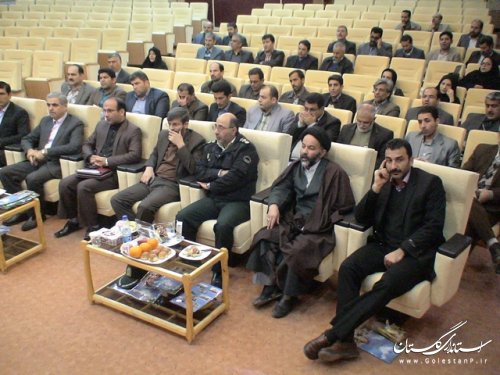 آخرین جلسه شورای اداری شهرستان علی آبادکتول برگزارشد