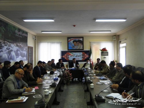 جلسه شورای اداری شهرستان آزادشهر تشکیل شد 