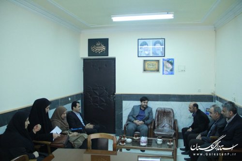 بازدید سرزده فرماندار از ادارات مرکز بهداشت و ثبت احوال شهرستان گرگان