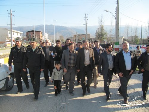 پیاده روی خانوادگی روستایی در بندرگز برگزار شد