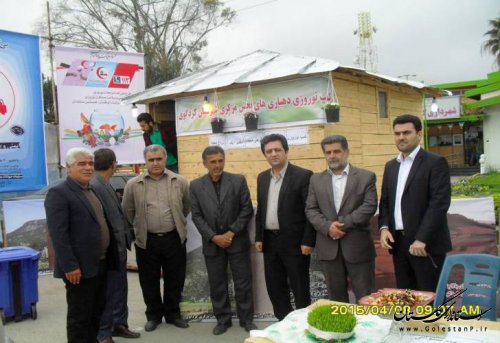 کمپ نوروزی دهیاری های بخش مرکزی شهرستان کردکوی ایجاد شد