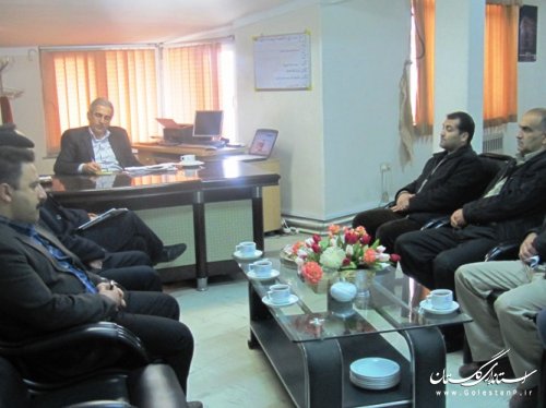 دیدار اعضای اتاق اصناف شهرستان کردکوی با فرماندار