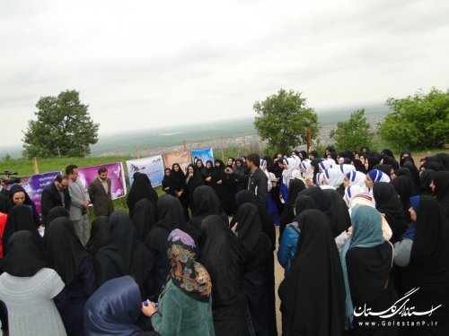 همایش پیاده روی به مناسبت هفته گرامیداشت مقام زن در آزادشهر برگزار شد