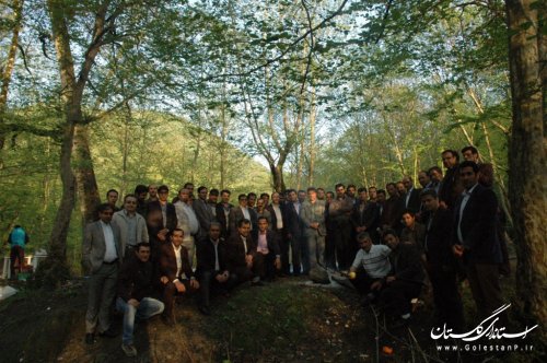 دهیاران آذربایجان شرقی در گلستان ایران