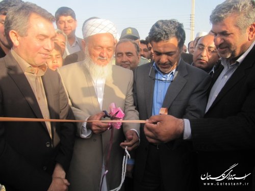 افتتاح پروژه 390 واحدی مسکن مهر گمیشان با حضور معاون بنیاد مسکن کشور