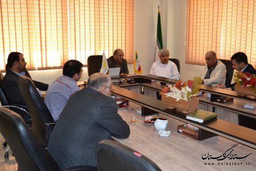 دیدار مسئولین پارک علم و فناوری گلستان با تاجر عمانی 