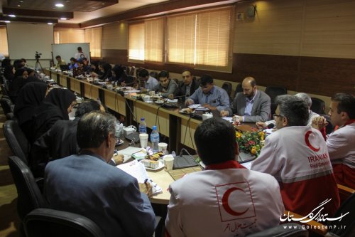 نشست مطبوعاتی مدیرعامل جمعیت هلال احمر استان گلستان با اصحاب رسانه 