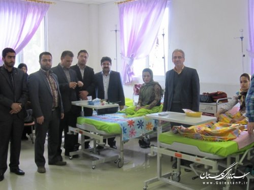 فرماندار کردکوی از بخش تالاسمی و بیماران دیابتی بیمارستان شهر کردکوی بازدید کرد