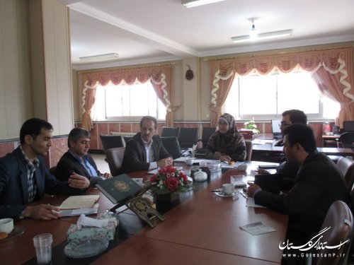 جلسه بررسی پیشنهادات اعضای اتاق فکر رسانه ای فرمانداری ترکمن برگزار شد