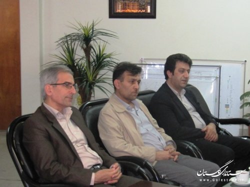 دیدار مدیرکل تعزیرات استان با فرماندار کردکوی