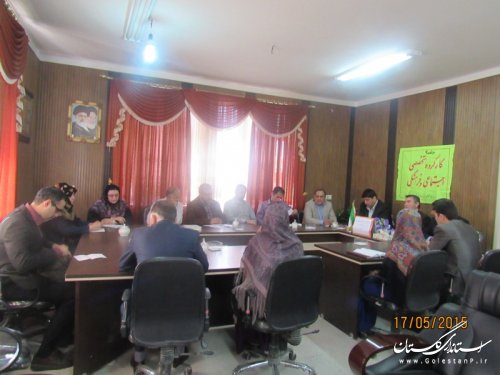 اولین جلسه کارگروه تخصصی امور اجتماعی، فرهنگی و خانواده شهرستان گمیشان برگزار شد