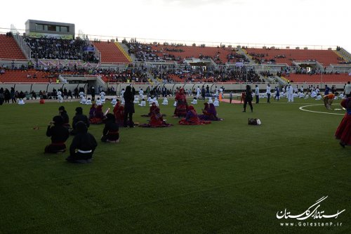 استادیوم پنج هزار نفری آزادی گنبدکاووس با حضور وزیر ورزش و جوانان افتتاح شد