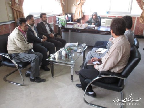 دیدار فرماندار ترکمن با مدیرکل تعزیرات حکومتی استان
