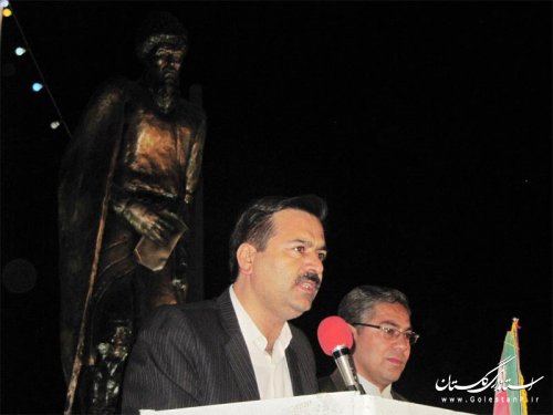 افتتاح میدان مختومقلی فراغی در شهر اینچه برون