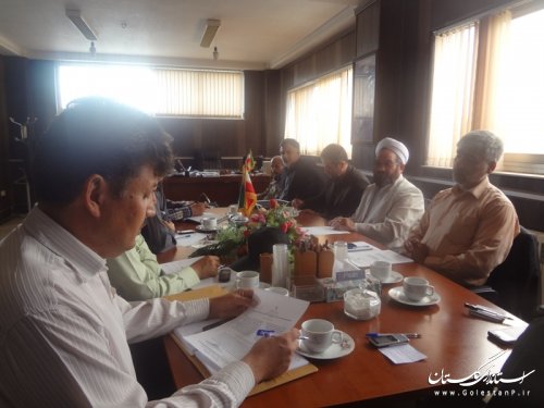 جلسه هماهنگی برگزاری جشن رمضان شهرستان ترکمن برگزار شد