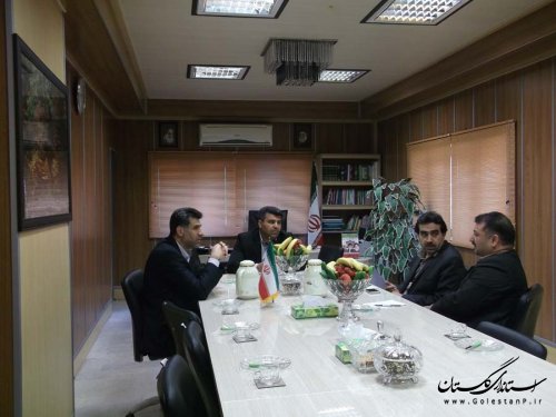 دیدار مدیرکل صدا و سیمای مرکز گلستان با فرماندار شهرستان رامیان 