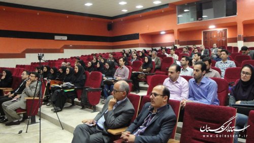 برگزاری کارگاه آموزشی تدوین برنامه های آموزشی در دانشگاه علمی-کاربردی گلستان