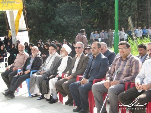 مراسم کلنگ زنی المان شهدای گمنام شهر کردکوی برگزار شد