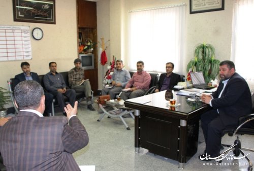 تشکیل جلسه کمیسیون کار گروه امور گندم ،آرد ،نان شهرستان آزادشهر 