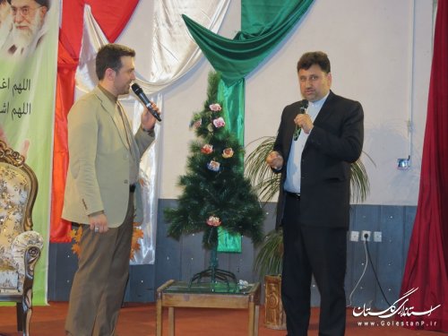 حضور فرماندار گالیکش در جشن رمضان شهرستان